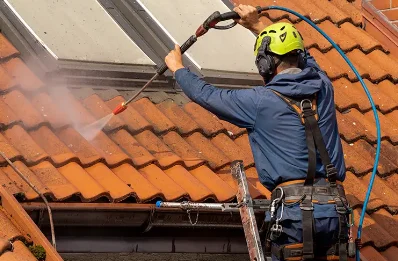 Démoussage et hydrofuge de toiture à Bracquetuit